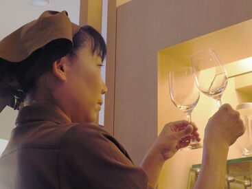 客室清掃の経験を活かしつつ、スキルも磨けるお仕事です♪
