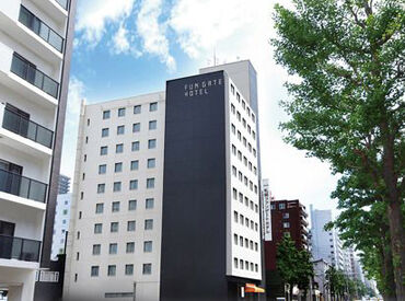 札幌ファンゲートホテル 「掃除が好き！」
「身体を動かして働きたい」
「モクモク作業がしたい」など大歓迎♪
※画像は札幌ファンゲートホテル