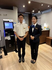 ＜まずは短期間のお試し勤務も可能♪＞
ホテルフロントの仕事が気になるけど、続けられるか不安…
そんな方もご安心ください◎