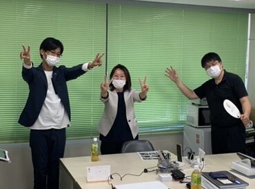 PCの基本操作ができれば大丈夫◎
データ入力や見積書・請求書作成などを通して、営業スタッフをサポートするお仕事です！