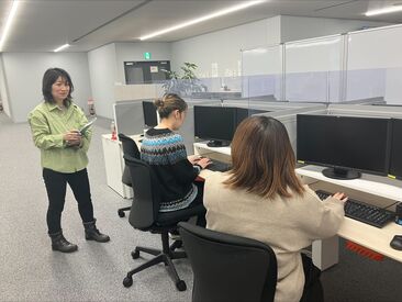 半分以上のスタッフが未経験からスタートして活躍中！
ＮＨＫ放送局内で勤務♪建物自体がとってもきれいで快適です◎