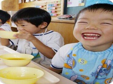 園児の笑顔がやりがい！
チームで協力ばっちりなので、
未経験の方も安心！