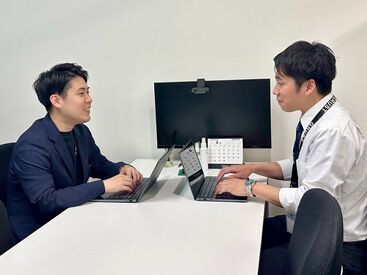 【未経験歓迎！】
未経験スタートの先輩多数！
先輩たちも“初めて”の気持ちがわかるから
優しく丁寧にサポートします♪