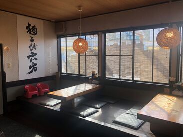 ランチだけ、ディナーだけの勤務でもOK！
シフト相談はお気軽に!
