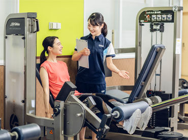 トレーニングも仕事も一緒に!働きながら自分磨き★
サポート抜群!インストラクター未経験でも安心デビュー!