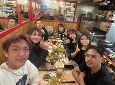 学校帰りにサクッと◎
シフト自由で大学生活とも両立できる！