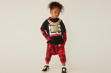 BAPE KIDS（ベイプキッズ）
キッズアパレルブランド