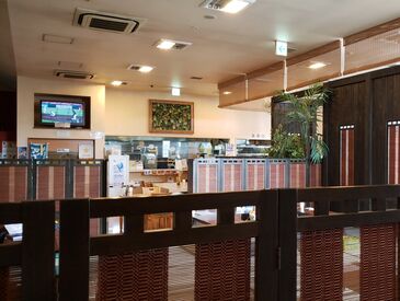 お食事処　ゆっぽ亭 難しい調理やレジは一切ナシ!!
主婦さんが多数活躍中の職場なので、
ブランクがある方も安心してスタートできます♪