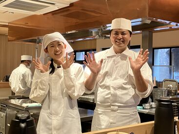 待遇が良いから…定着率も高い◎
築地駅すぐで観光客や海外の方との会話も楽しめます♪