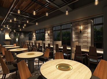 博多焼肉 NURUBON ＜グループ全店で使えるお得な社割有!!＞煙も気にならないオシャレでキレイな店内。15時には終了/もちろん大満足のまかないも◎