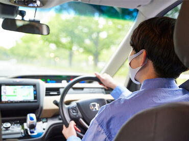 配達はミニバンで行うので比較的運転しやすく、
ドライバーの仕事が初めての方でも安心です◎
※画像はイメージ