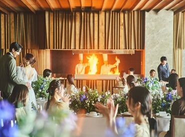 幸せな2人のステキな思い出に
なるように結婚式をサポート!!
こちらも幸せ気分になれる"レアバイト"♪