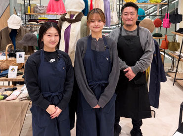 Hummingbird 川西阪急スクエア店 ≪3月末まで≫卒業までの短期バイトにも◎
ノルマなし！洋服・雑貨に囲まれて楽しく働こう♪
週1から自分のペースで働けます☆