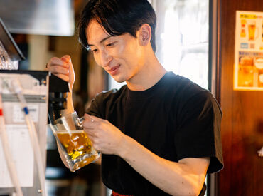 くいもの屋わん　倉敷駅前店 経験者さんはもちろん、
未経験の方も大歓迎です！
丁寧な研修＆先輩がイチからしっかりとサポートします☆
※画像はイメージ