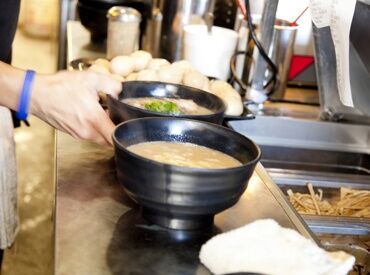 ＜絶品まかない無料＞ラーメン好きにはたまらない♪
食費の節約にもなるから大好評！
※画像はイメージです