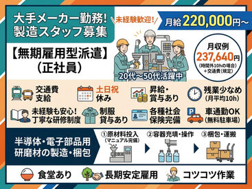 ネッカート株式会社/n6-3-4(1) 岐阜県各務原市でお仕事をお探しの方必見！
待遇や福利厚生も充実のお仕事です！