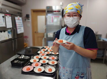 コスモス中野栄 食事提供を通して利用者様から
「ありがとう」をいただけるあたたかい職場＊
腰を据えて長く働けるお仕事♪
