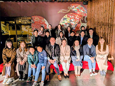 スタッフの息抜きの場として、
打ち上げや社員旅行も積極的に実施しています！
他社員との交流も深めつつ、思い出も作れますよ☆