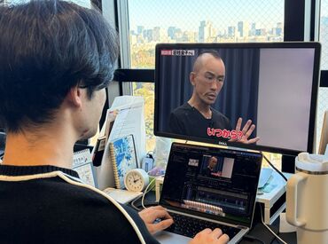 株式会社Suneight スタッフの平均年齢は28～29歳★
60～70名ほどのメンバーが在籍中です◎
動画制作が好きな仲間と楽しくお仕事できます♪