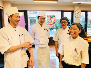 沼津魚がし鮨 流れ鮨 沼津片浜店 遊びや予定と両立しながら"魚がし鮨"で働こう★