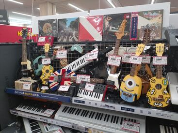 オーディオ機器や楽器が充実しているので
欲しかったあの商品をお得に買えるかも？