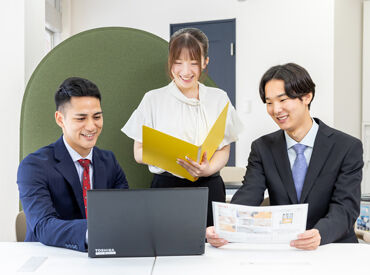 不動産の知識は後から学べます。
データ入力など基本的なPC操作ができればOK！