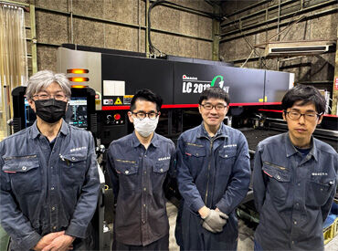 株式会社隆健製作所 男性活躍中！モノづくりに興味ある方歓迎！
未経験からの正社員デビューも応援！