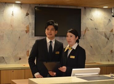 ＼Staff特典／
嬉しい≪まかない≫付き♪
当ホテルのおいしいご飯が"100円"で食べられます！