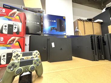 レアなゲーム機に出会えたり…
好きなコトを仕事にできるチャンス☆