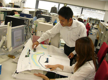 株式会社 建設技術研究所　東京オフィス まずはカンタンな書類のコピーなどをお任せ☆綺麗なオフィスで、整理整頓された環境♪仕事に集中できます◎