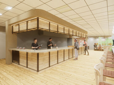 お客様は一般の方ではなく、オフィスで働いてる人たち！
休憩したり、作業したり、ちょっとした打ち合わせに使ったり…