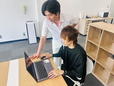 のんびりした雰囲気の職場だから、
未経験でも安心してスタートできます
◎女性スタッフも多数活躍中！