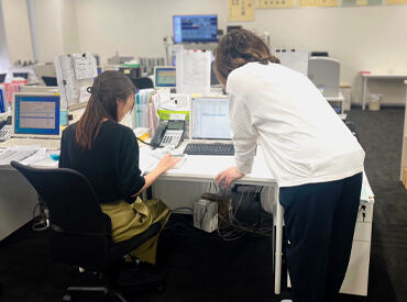 休憩室には冷蔵庫/電子レンジ/自販機も！
ページ下部の「待遇・福利厚生」の欄も
あわせてご確認ください♪