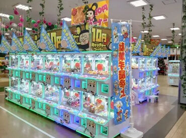 遊とぴあ鹿沼店　11月下旬オープン予定 クレーンゲームやガチャガチャ好き必⾒バイト︕
シフト⾃由★服装/髪⾊⾃由&ネイル/ピアスOK
好きなスタイルであなたらしく♪