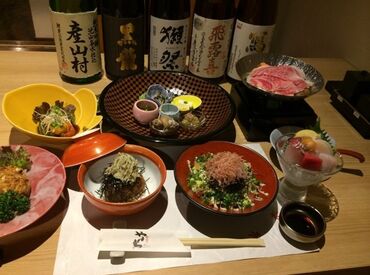 美味しいまかないも嬉しいポイント♪
刺身や日替わりのおかずを無料で食べれます★