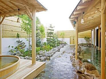 旭川高砂台 万葉の湯【002】 ＜温泉無料利用＞はスタッフだけの特権！
お仕事後は心ゆくまでリフレッシュ♪
館内の食事メニューも半額に◎