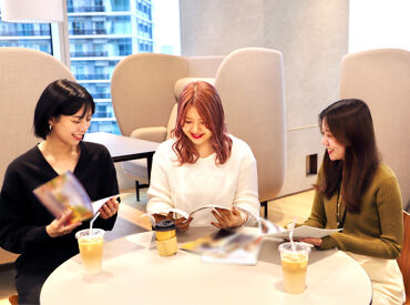 質問しやすい!人間関係が良い。居心地良い環境が整ってます◎服装・髪色・ネイルなど自由♪