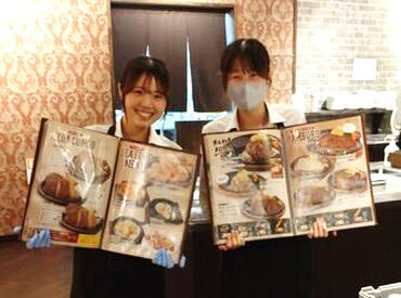 ステーキのあさくま　千音寺店 スタッフ同士のフォローばっちり♪
初めてでもすぐに馴染めるあたたかい職場です★
