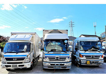 有限会社平川運輸 勤続年数が長い人多数♪
大手との取引もあり、安定して続けられる環境です◎
居心地と労働環境どちらも大事にしています！