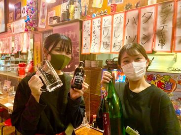 やきとり陽ちゃん #SNS映え#昭和レトロ
働くだけでテンション上がる↑
スタッフも全員仲良し♪
⇒だから長く続けやすい◎