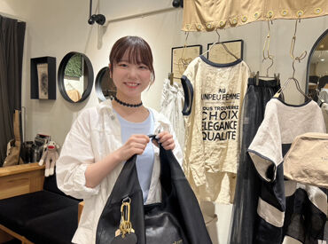 Unpeu Femme（アンプーファム） LUCUA osaka店 「モードとwork」「パリのアメカジ」などの
コンセプトで集めたコントラストスタイルを『Unpeu Femme』 は提案しています♪