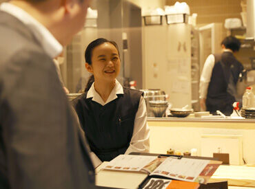 うなぎの中庄 京都四条河原町店※2026年4月OPEN予定 こだわりのうなぎを提供するお店で、
お客様の「美味しい！」の声がやりがいに♪
仲間と一緒に成長できる環境です！