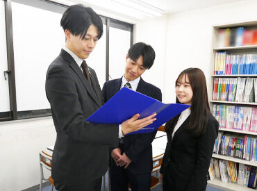 週1日以上・1日1時間以上、
得意な1科目からスタート可能☆
「スグに始めたい！」「挑戦してみたい！」
そんな方も大歓迎です♪