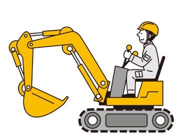 金属リサイクル構内にて、
ユンボ（移動式油圧ショベル）を使用し、
金属類の積込みや荷降ろし作業をお任せします！