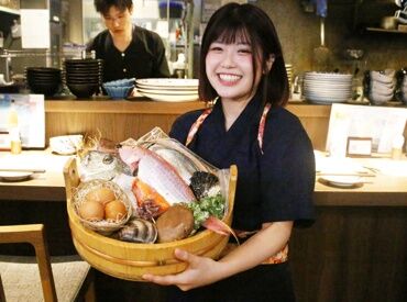 四十八（よんぱち）漁場　川崎 未経験OK！初めてのバイト/久々のパートも応援★
Wワークや扶養内で…などシフトも柔軟対応◎