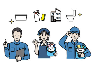 病室や廊下など、院内の環境を整えるお仕事♪
コツコツ作業が好きな方におすすめです★