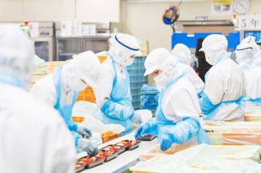 株式会社日本デリカフレッシュ　富士宮工場 平均勤続年数が13年と定着率抜群の職場♪
食品製造に興味のある/ブランクがある方はもちろん
未経験の方でも活躍できます◎