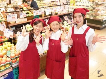Ａ・コープ橿原店 現在のスタッフもみんな未経験からスタートしました♪先輩スタッフが側にいるから、わからないことも聞けるのも安心ポイント！