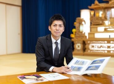 セレモニーホールいわて 現在のスタッフもみんな未経験からスタートしました♪先輩スタッフが側にいるから、わからないことも聞けるのも安心ポイント！