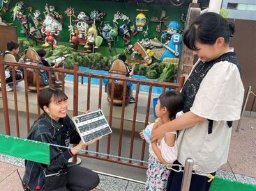 お客様をご案内～♪と毎日楽しくお仕事！そして私もバイトお休みの日には無料貸出フリーパスでご案内されてるんです♪（笑）
